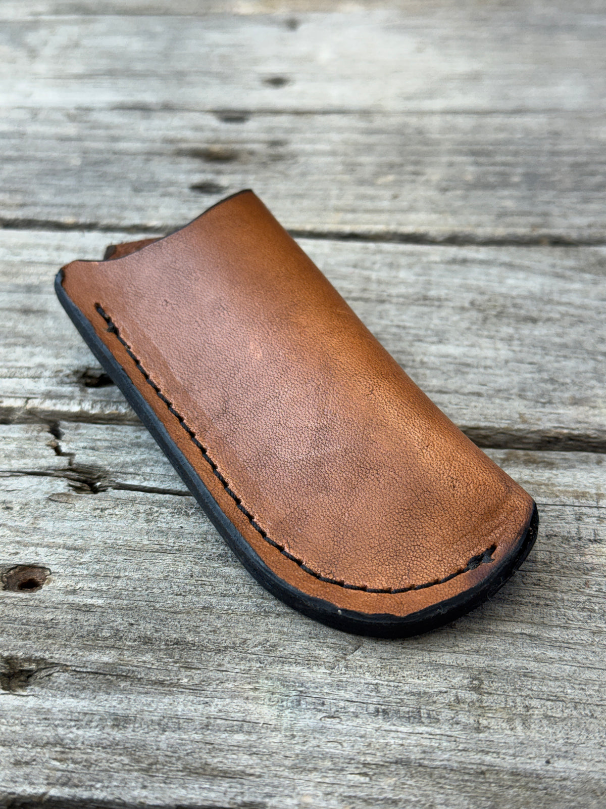 Vertical Leather Knife Sheath