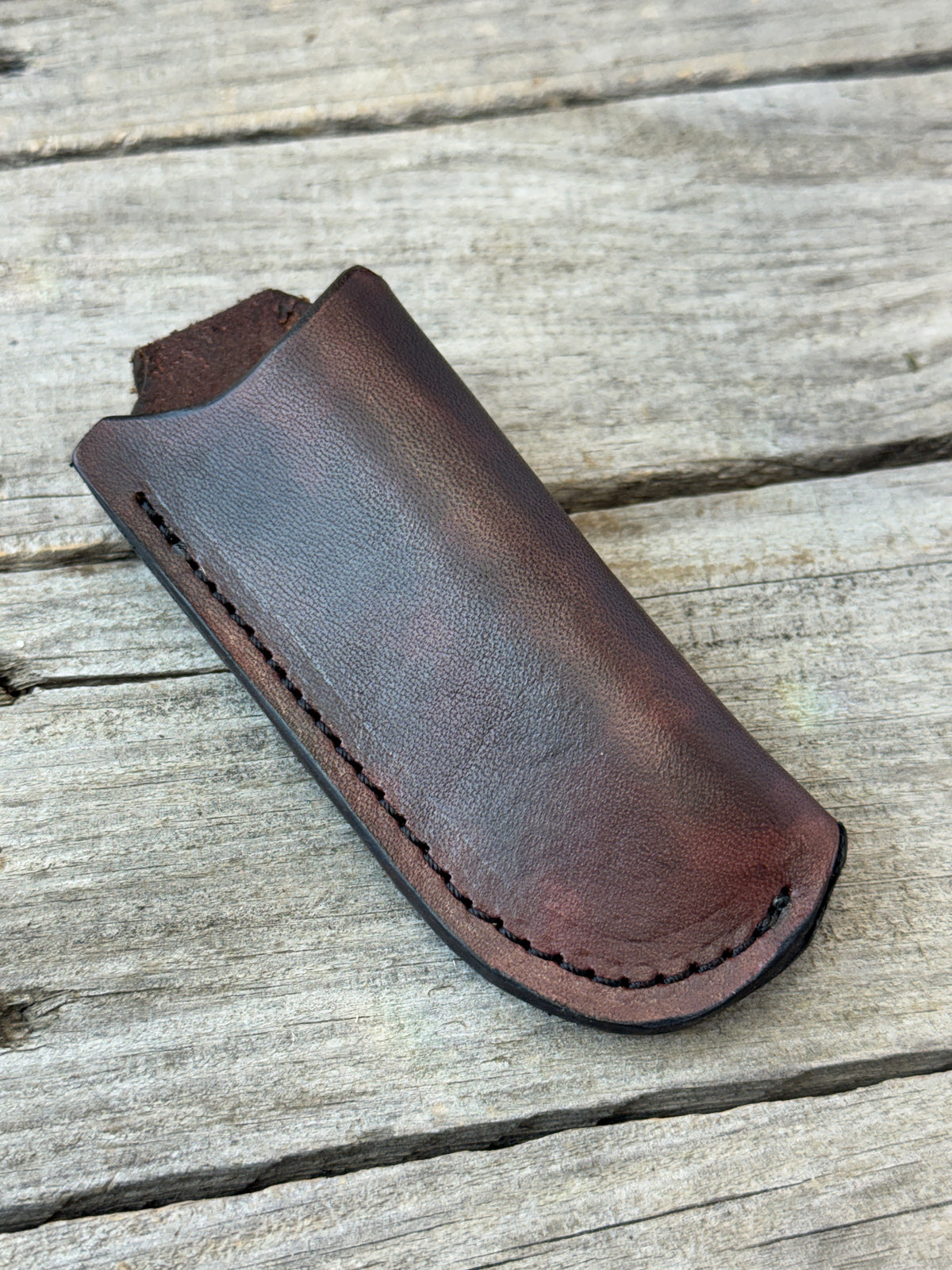 Vertical Leather Knife Sheath