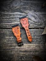 Custom Order~ Scalloped Style Leather Watchband