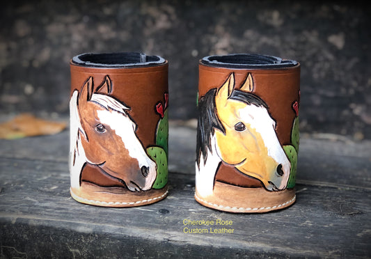 Custom Order Leather Can Wrap