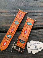 Custom Order Narrow Leather iWatch Strap