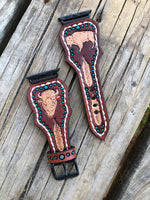 Custom Order~ Scalloped Style Leather Watchband