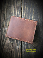 Custom Order~ Oil Tanned BiFold Mens Wallet