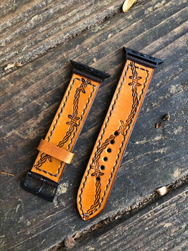42/44mm Stamped Barbed Wire iWatch Band
