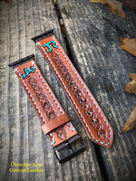 Custom Order Straight Band Leather iWatch Strap
