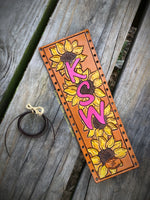 Custom Order Leather Show Stick Wrap