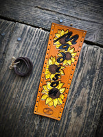 Custom Order Leather Show Stick Wrap