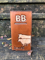 Custom Order~ Carved Leather Roper Style Long Wallet