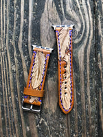 Custom Order Narrow Leather iWatch Strap