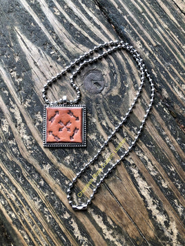 Tribal Arrows Leather Pendant Necklace