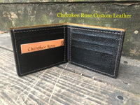 Sandy Beige Oil Tan Bifold - Peyote Rose