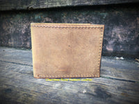 Custom Order~ Oil Tanned BiFold Mens Wallet