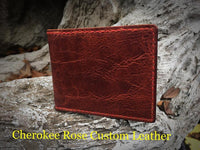 Custom Order~ Oil Tanned BiFold Mens Wallet