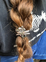 DragonFly Concho Hair Tie - Peyote Rose