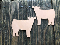 Custom Order Livestock Show Club Calf Key Chain