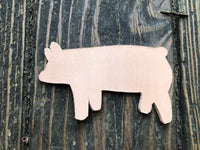 Custom Order Livestock Show Hog Key Chain
