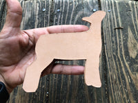 Custom Order Livestock Show Lamb Key Chain