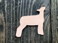 Custom Order Livestock Show Lamb Key Chain