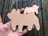Custom Order Walking Livestock Show Pig Key Chain