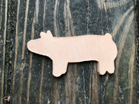Custom Order Livestock Show Pig Key Chain