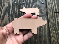 Custom Order Livestock Show Pig Key Chain
