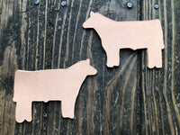 Custom Order Livestock Show Steer Key Chain