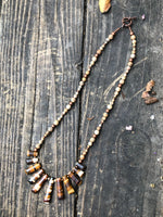 Handmade Picture Jasper and Agate Southwest Necklace