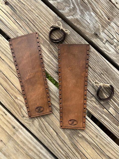 Custom Order Leather Show Stick Wrap