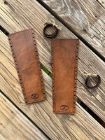 Custom Order Leather Show Stick Wrap