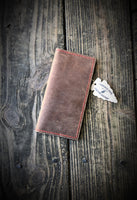 Custom Order~ Oil Tanned Leather Roper Style Long Wallet
